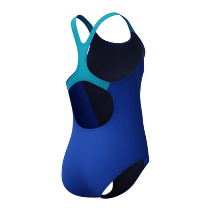 Deep Blue - Back - Speedo Girls Medley Medalist One Piece Swimsuit