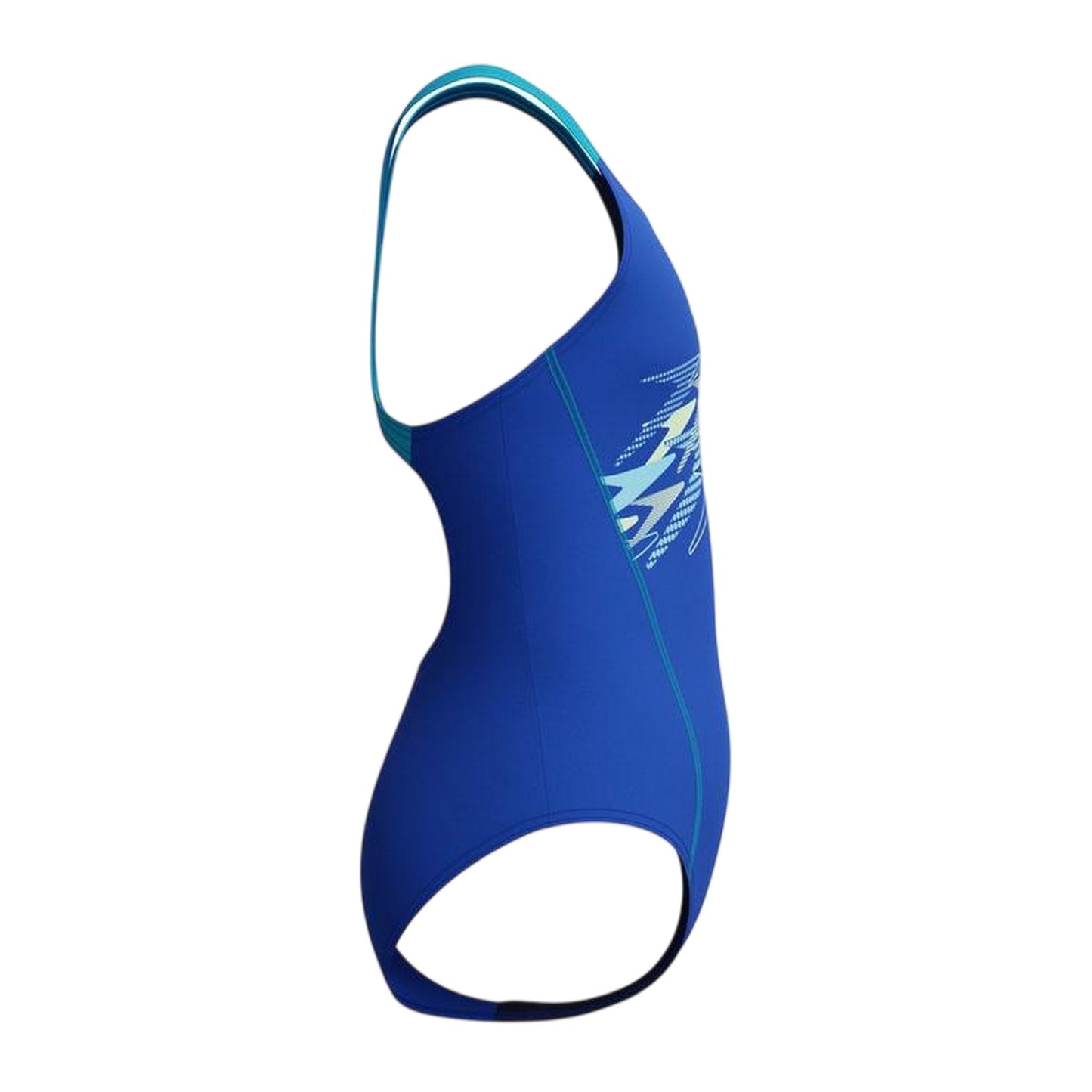 Deep Blue - Side - Speedo Girls Medley Medalist One Piece Swimsuit