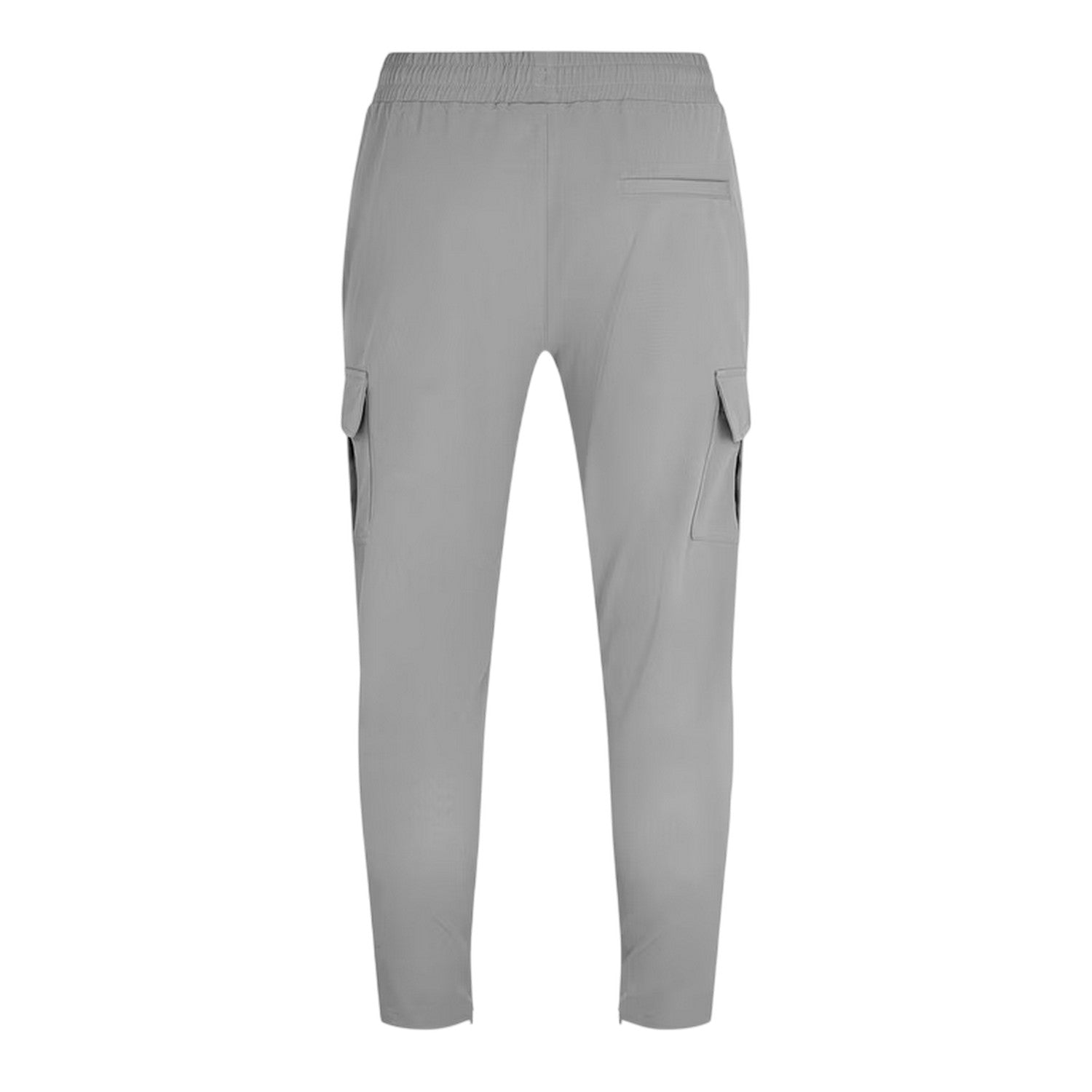 Light Grey - Back - Capo Mens Cargo Trousers