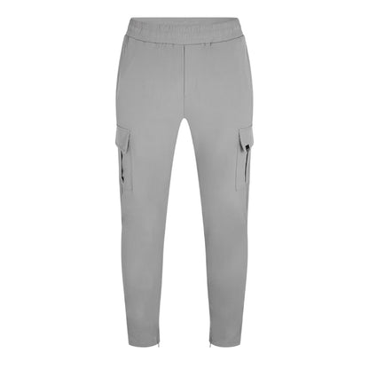 Light Grey - Front - Capo Mens Cargo Trousers