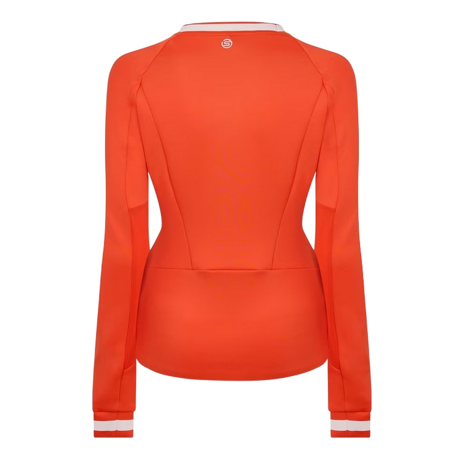 Red - Back - Skins Womens-Ladies Quarter Zip Base Layer Top