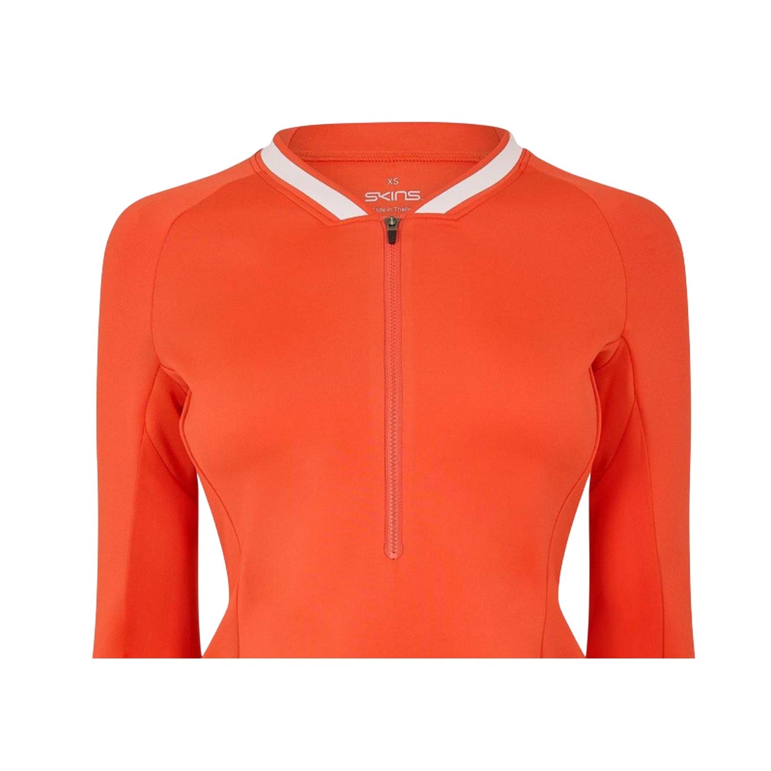 Red - Side - Skins Womens-Ladies Quarter Zip Base Layer Top