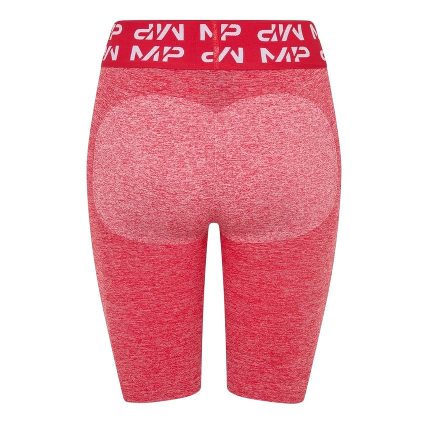 Pink - Back - MyProtien Womens-Ladies Seamless Slim Cycling Shorts