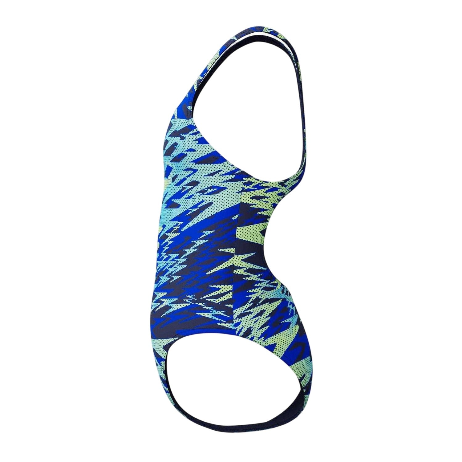 Peacoat - Side - Speedo Girls Hyperboom Medalist Printed One Piece Swimsuit
