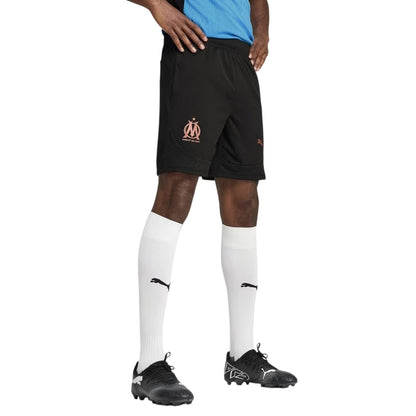 Puma Black - Lifestyle - Puma Mens Training Olympique De Marseille FC Football Shorts