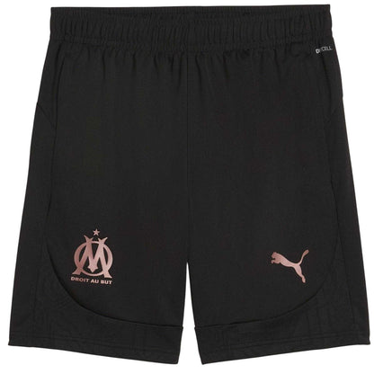 Puma Black - Front - Puma Mens Training Olympique De Marseille FC Football Shorts