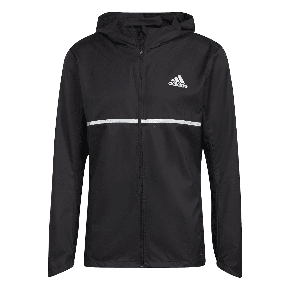 Black - Front - Adidas Mens Own The Run Track Jacket