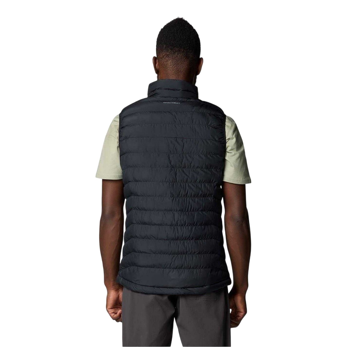 Black - Back - Columbia Mens Powder Lite II Gilet