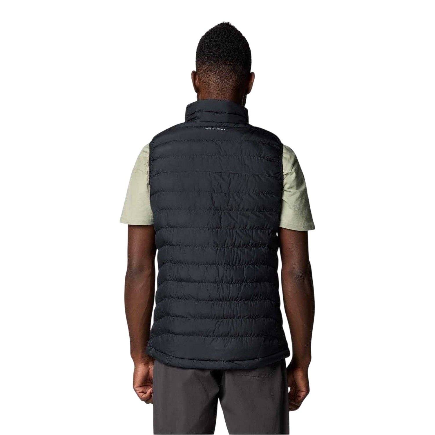 Black - Back - Columbia Mens Powder Lite II Gilet