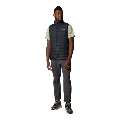Black - Pack Shot - Columbia Mens Powder Lite II Gilet