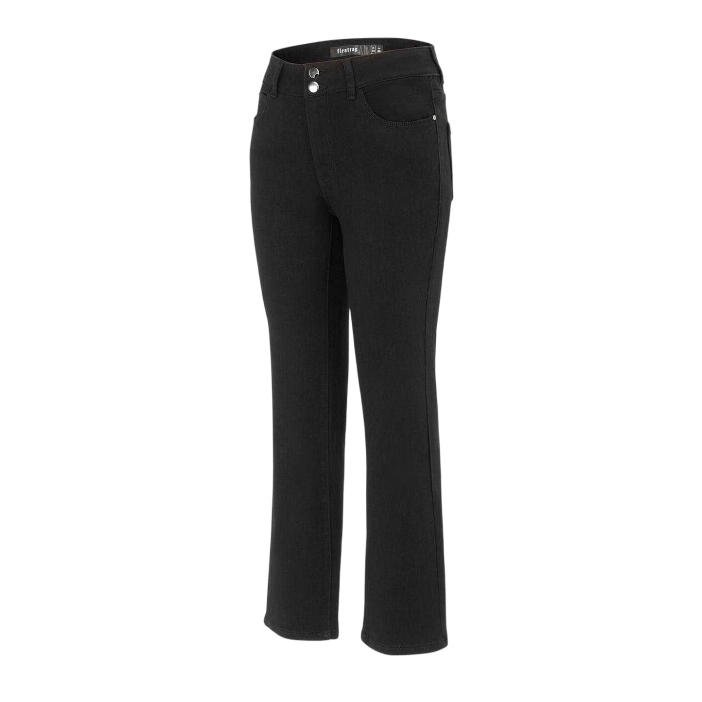 Black - Side - Firetrap Womens-Ladies Cotton Flared Jeans