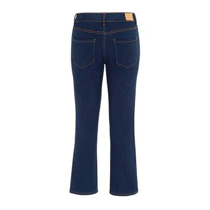 Navy - Back - Firetrap Womens-Ladies Cotton Flared Jeans