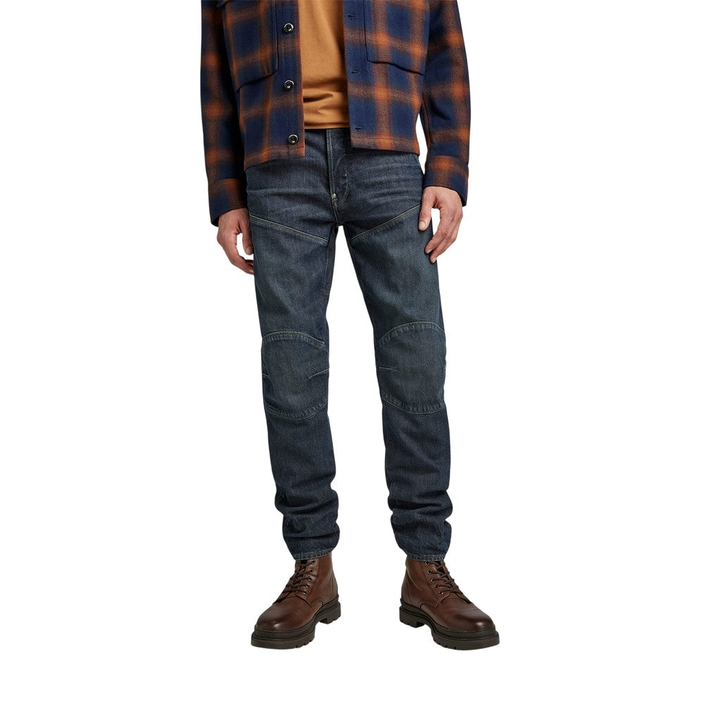 Faded Blue - Side - G-Star Mens 5620 3D Slim Jeans