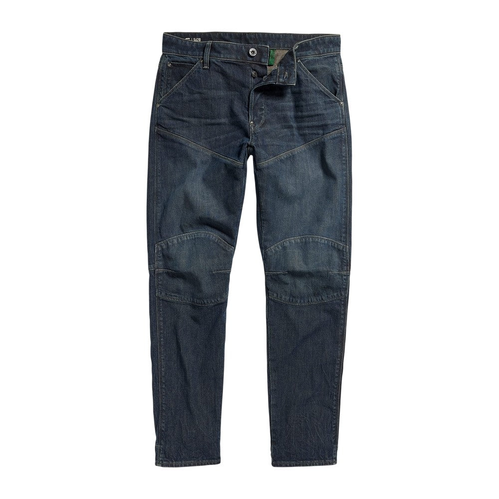 Faded Blue - Front - G-Star Mens 5620 3D Slim Jeans