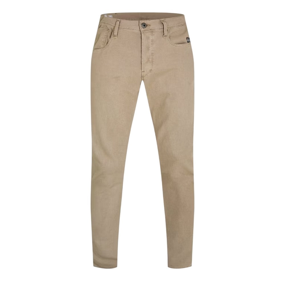 Sahara - Front - G-Star Mens 3301 Slim Jeans
