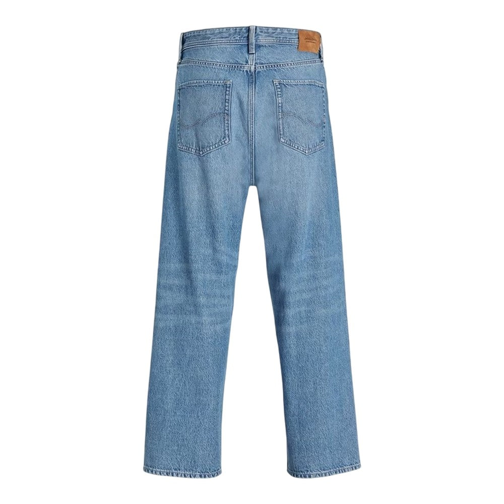 Blue Denim - Back - Jack And Jones Mens 192 Denim High Rise Baggy Jeans