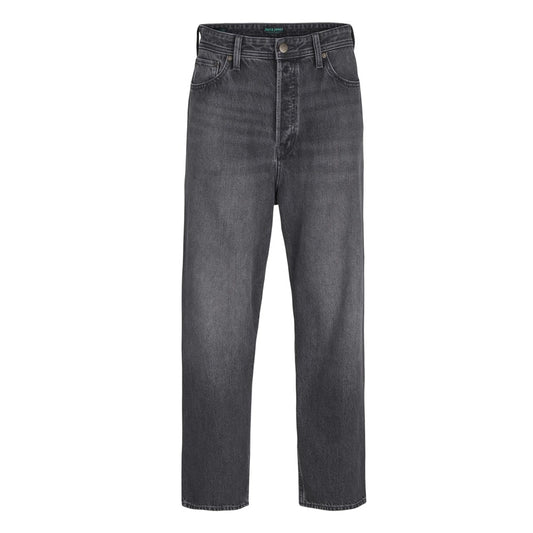 Black Denim - Front - Jack And Jones Mens 592 Cotton Jeans
