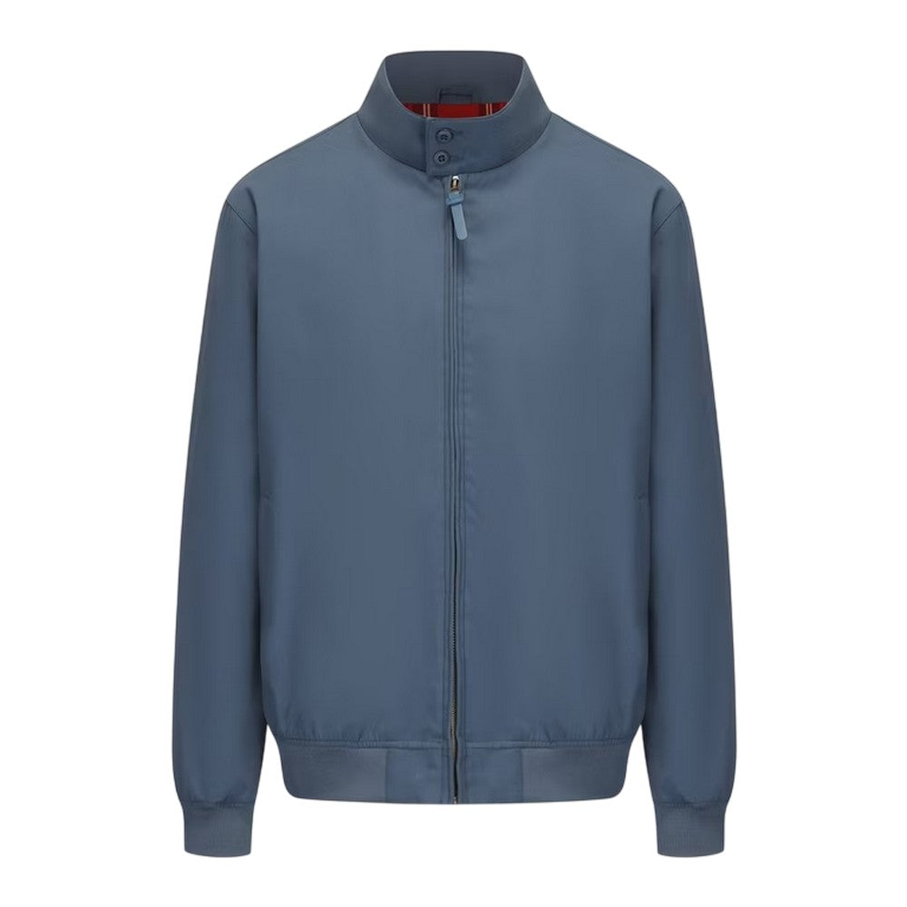 Blue - Front - SoulCal Mens Ribbed Cuff Harrington Jacket