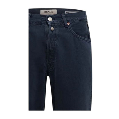 Blue - Side - Replay Childrens-Kids Denim Straight Jeans