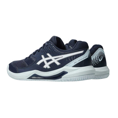 Midnight-White - Back - Asics Womens-Ladies Gel Dedicate 8 Tennis Shoes
