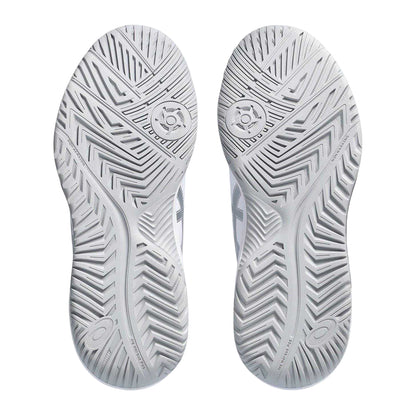 White-Silver - Lifestyle - Asics Womens-Ladies Gel Dedicate 8 Tennis Shoes