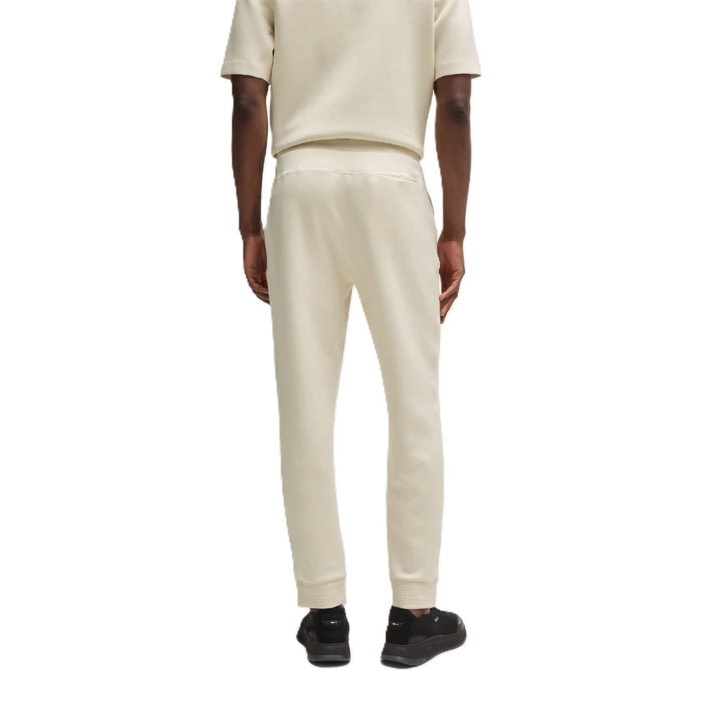 White - Back - Boss Mens Hadiko Tracksuit Bottoms