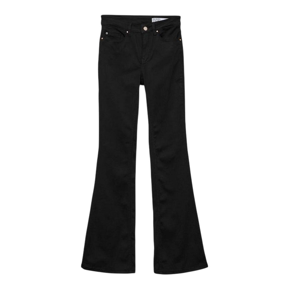 Black - Front - Vero Moda Womens-Ladies LI140 Denim Flared Jeans