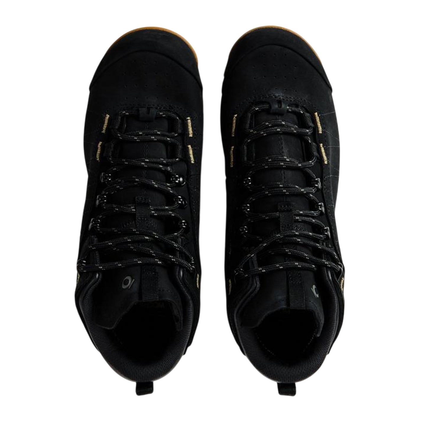 Black - Side - Oboz Womens-Ladies Bozeman Leather Waterproof Hiking Boots