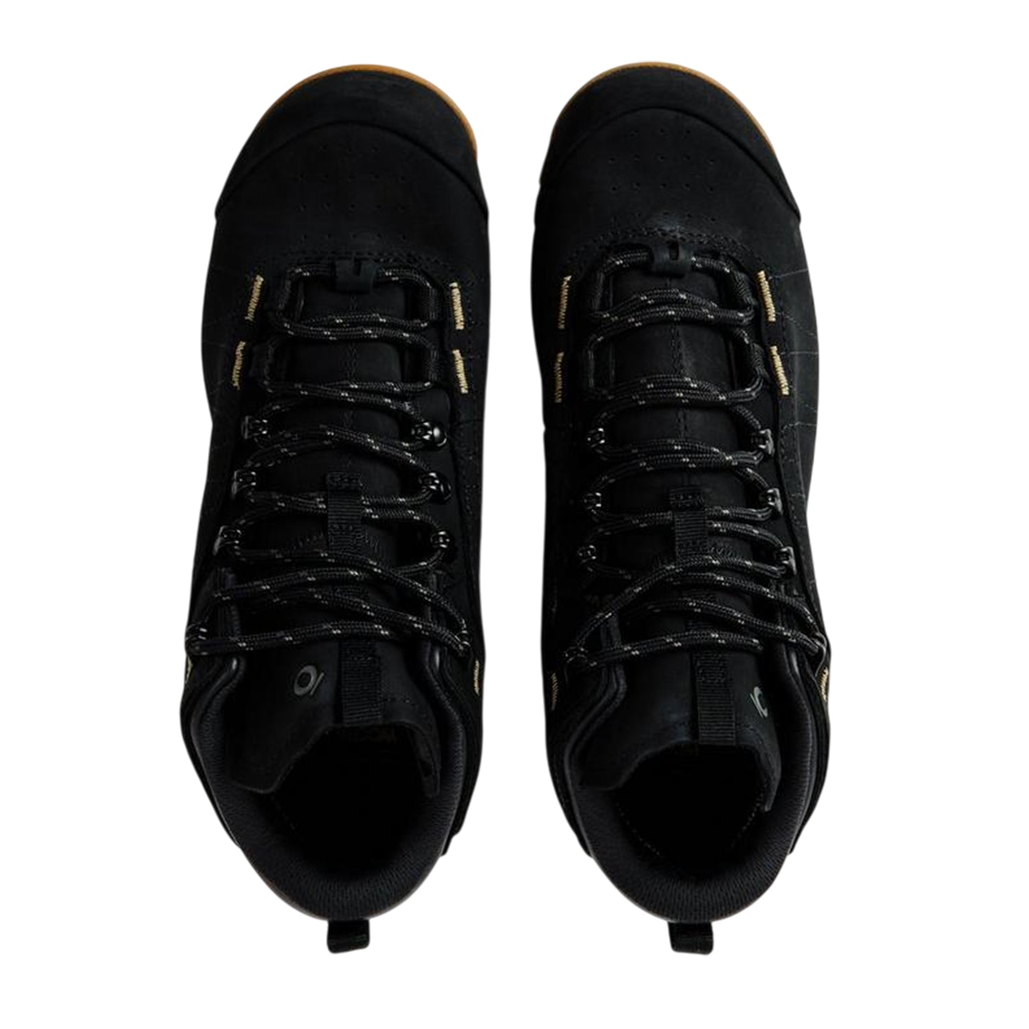 Black - Side - Oboz Womens-Ladies Bozeman Leather Waterproof Hiking Boots