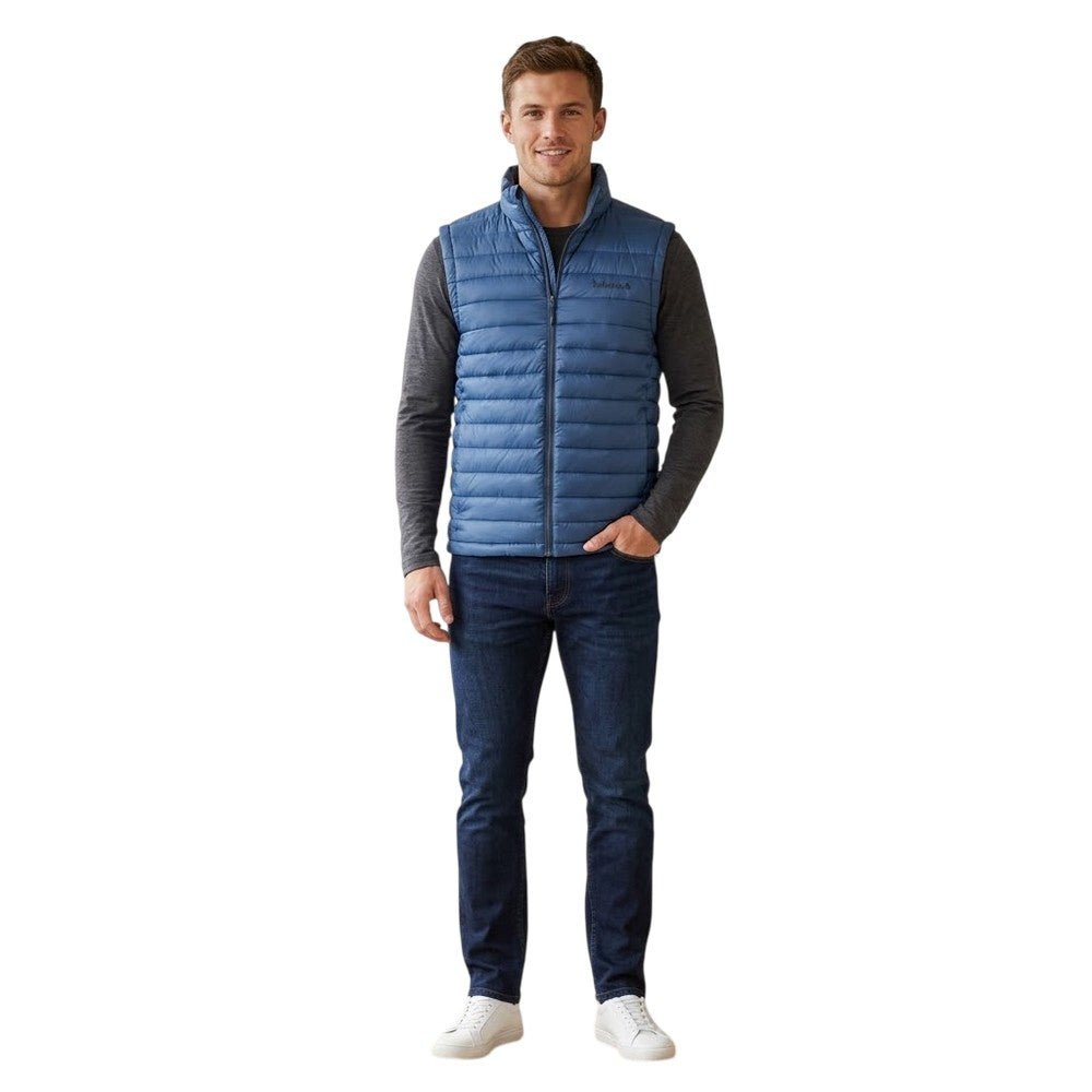 Dark Denim - Side - Timberland Mens Axis Peak Water Repellent Gilet