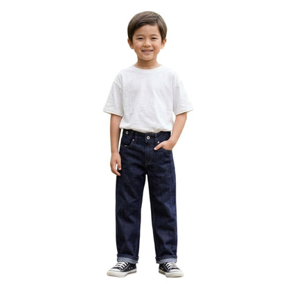 Raw - Side - G-Star Childrens-Kids 3D Relaxed Wide Leg Jeans