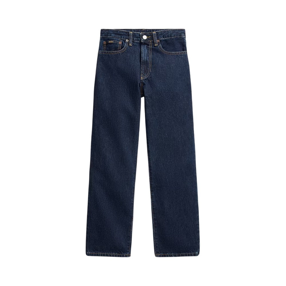 Blue - Front - Ralph Lauren Childrens-Kids 5 Pockets Straight Leg Jeans