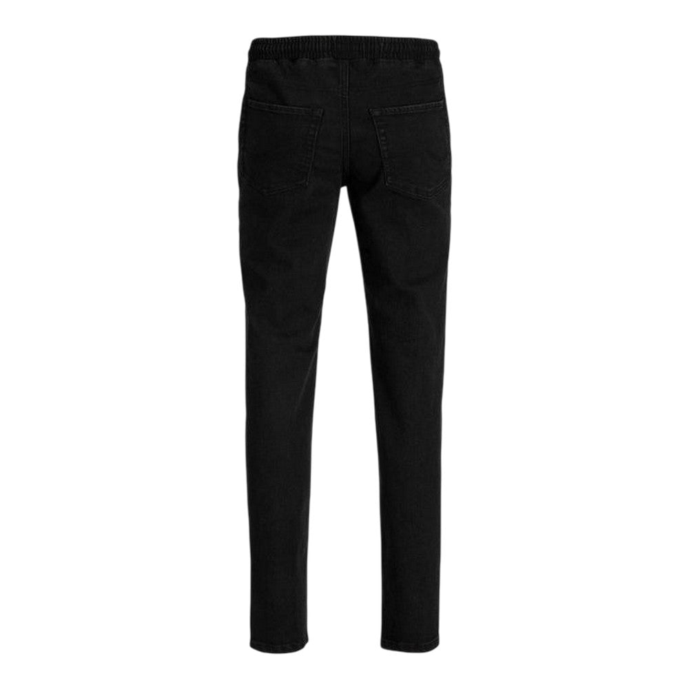 Black Denim - Back - Jack And Jones Boys Denim 5 Pockets Slim Jeans
