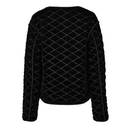 Black - Back - Biba Womens-Ladies Sparkle Velour Jacket