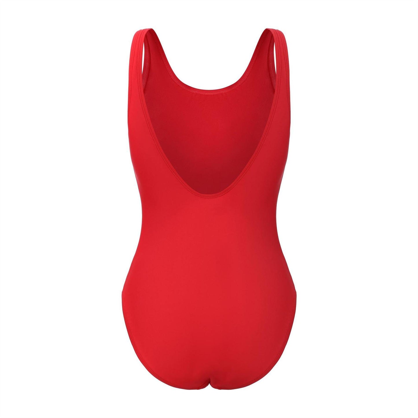 Red - Back - Slazenger Womens-Ladies Xtra Life One Piece Swimsuit