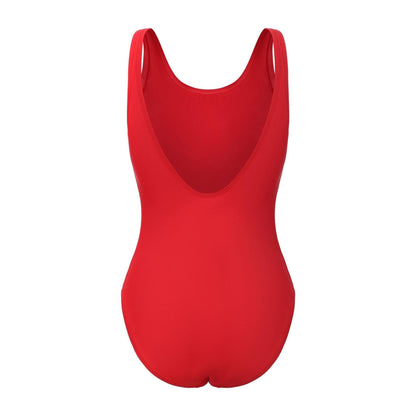 Red - Back - Slazenger Womens-Ladies Xtra Life One Piece Swimsuit