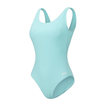 Spearmint - Side - Slazenger Womens-Ladies Xtra Life One Piece Swimsuit