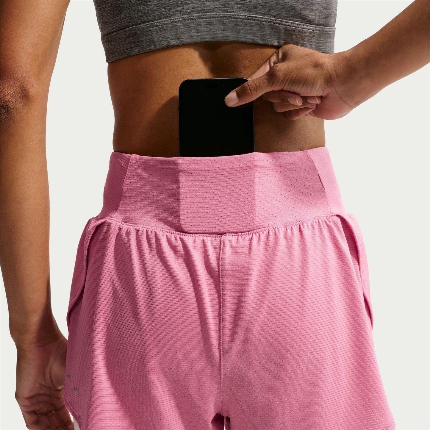 Peony - Lifestyle - Nike Womens-Ladies Tempo Dri-FIT 2 in 1 Running Shorts