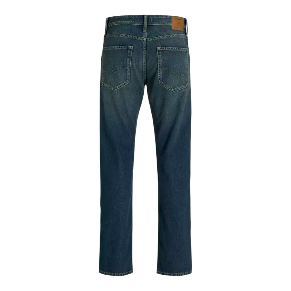 Blue Denim - Back - Jack And Jones Mens Straight Jeans