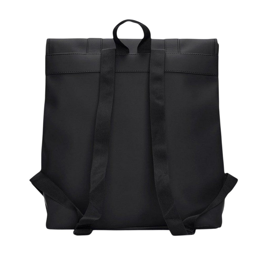 Black - Back - Rains Msn Mini Backpack