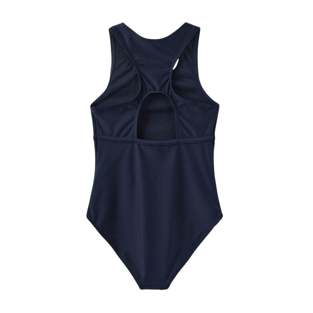 Navy - Back - Slazenger Girls Xtra Life One Piece Swimsuit