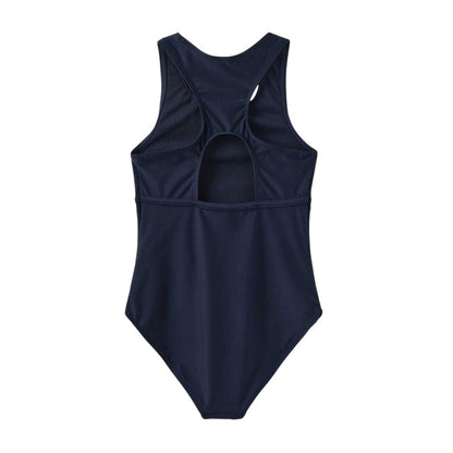 Navy - Back - Slazenger Girls Xtra Life One Piece Swimsuit