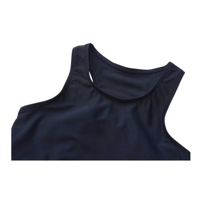 Navy - Side - Slazenger Girls Xtra Life One Piece Swimsuit
