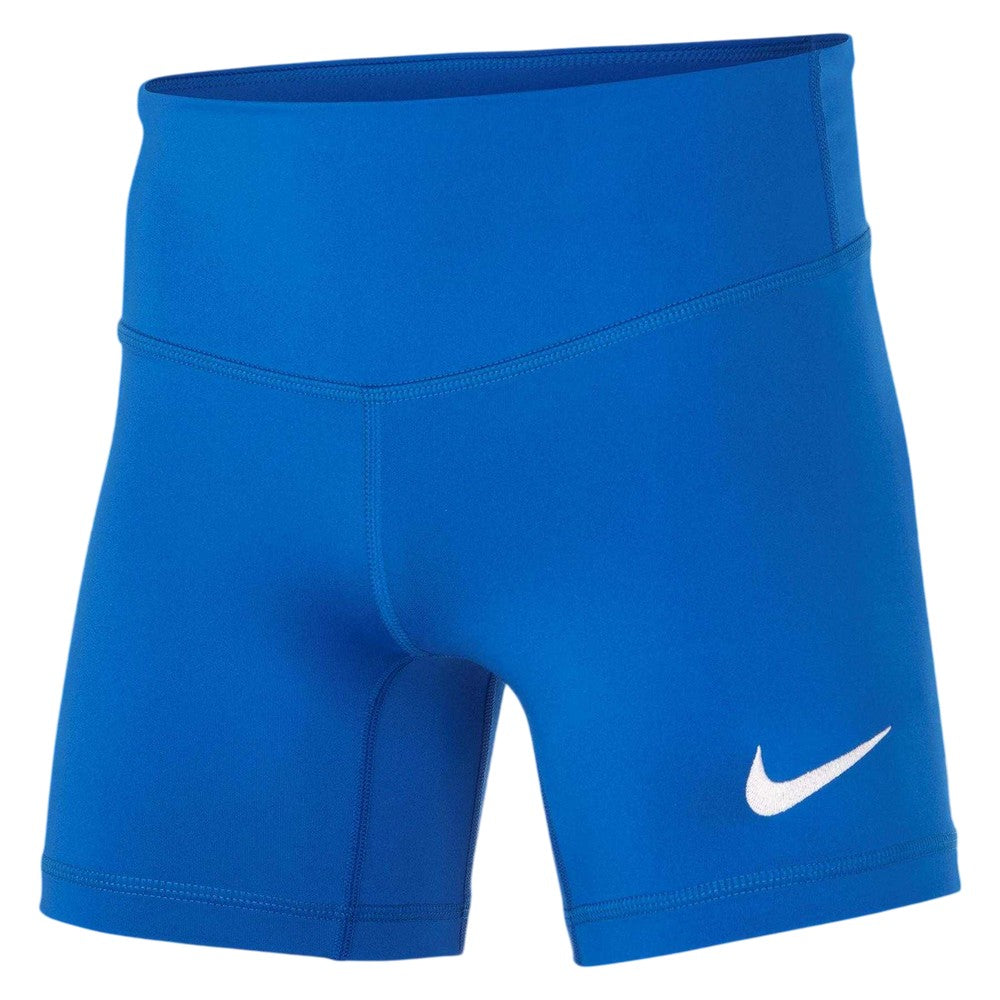 Royal Blue - Side - Nike Womens-Ladies Spike Plain Compression Shorts