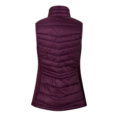 Potent Purple - Back - Fohn Womens-Ladies Quilted Sleeveless Gilet