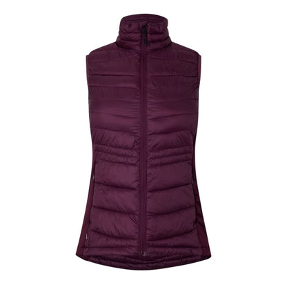 Potent Purple - Front - Fohn Womens-Ladies Quilted Sleeveless Gilet