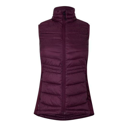 Potent Purple - Front - Fohn Womens-Ladies Quilted Sleeveless Gilet