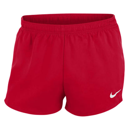 University Red - Side - Nike Womens-Ladies Dri-FIT 2 in 1 Running Shorts