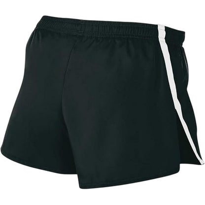 Black-White - Back - Nike Womens-Ladies Dri-FIT 2 in 1 Running Shorts