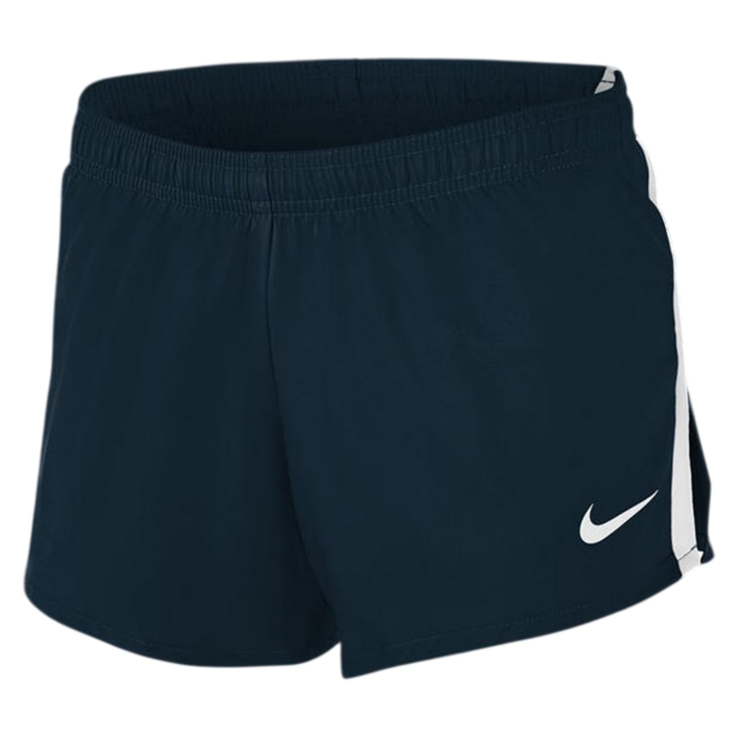 Obsidian Blue - Side - Nike Womens-Ladies Dri-FIT 2 in 1 Running Shorts